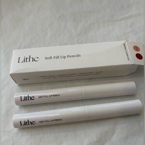NIB LITHE Soft Fill Lip Pencils Duo - Dusk & Scarlet